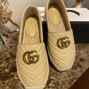 Pre-Owned Gucci Marmont Espadrilles
